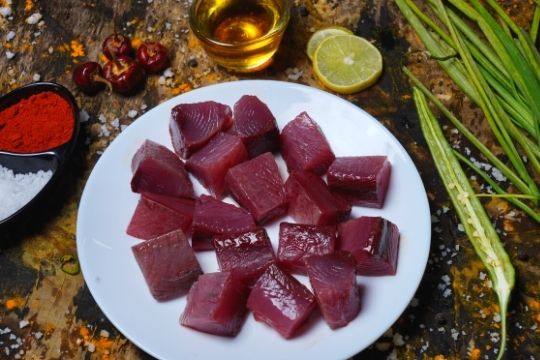 FILL23 Tuna / Surai Cubes (Skinless) — ചൂര (Choora) - Image 1