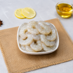 Prawns Medium Deshelled & Deveined 20–30 Pcs
മധ്യ ചെമ്മീൻ തോട് കളഞ്ഞ് നീര്‍വാഴ നീക്കിയത് 20–30 എണ്ണം
(Madhya Chemmeen Thodu Kalanjathu Neervaz Neekkiyathu 20–30 Ennam)