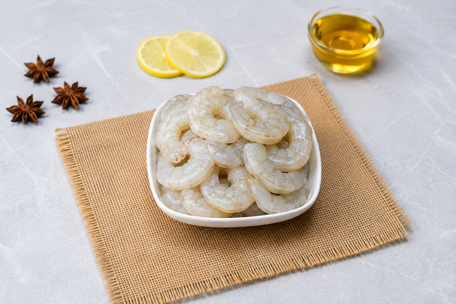 Prawns- Medium Deshelled & Deveined 30 - 45 Pcs Prawns Medium Deshelled & Deveined 20–30 Pcs
മധ്യ ചെമ്മീൻ തോട് കളഞ്ഞ് നീര്വാഴ നീക്കിയത് 20–30 എണ്ണം
(Madhya Chemmeen Thodu Kalanjathu Neervaz Neekkiyathu 20–30 Ennam) - Image 1