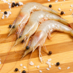 Prawns Sea White Deshelled & Deveined 30–40 Pcs
കടൽ വെള്ല ചെമ്മീൻ തോട് കളഞ്ഞ് നീര്‍വാഴ നീക്കിയത് 30–40 എണ്ണം
(Kadal Vella Chemmeen Thodu Kalanjathu Neervaz Neekkiyathu 30–40 Ennam)