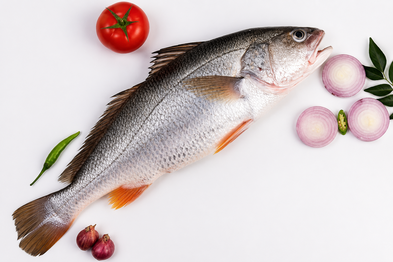 SILVER SNAPPERKOCHI KATLA-BIG SILVER SNAPPER / KOCHI KATLA - BIG — കൊച്ചി കട്ല (Kochi Katla) - Image 1
